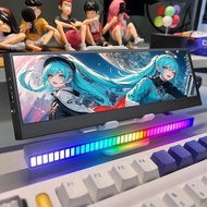 Wisecoco 14 Inch 4K 3840X1100 Aida64 IPS LCD Monitor Ultrawide PC Secondary Gaming Console For Raspb