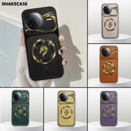 Poco F7 / F7 Pro / F7 Ultra case, dragon-shaped back cover, luxury logo, camera protection