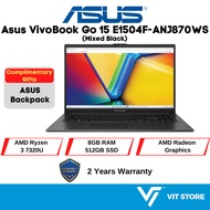 Laptop Asus VivoBook Go 15 E1504F-ANJ870WS AMD Ryzen 3 7320U, 8GB, 512GB, Grafik AMD Radeon, 15.6" F