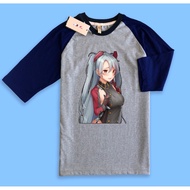 Azur Lane Prinz Eigen Gaming Anime Raglan T-Shirt