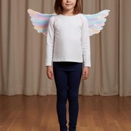 Handmade Feather Angel Wings Colorful Feather Wings Lightweight for Children, Performance, Party, Co