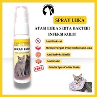 Spray luka kucing - semprotan pengering luka borok koreng buduk kucing