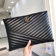 Tory BURCH Bag Kira Chevron Pouch Clutch Handbag 58159 ORIGINAL TB