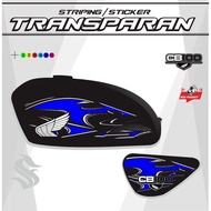 HONDA CB100 STICKER TRANSPARENT MOTORCYCLE STRIPING/ CB-100HONDA