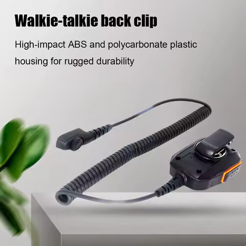 SM18N2 Remote Speaker Microphone Hands-free Two Way Radio 3.5mm Audio Jack Replacement IP54 for Hyte