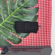 ORLIM LACES Classic Flat Shoelaces 327/574 Black Width 8mm