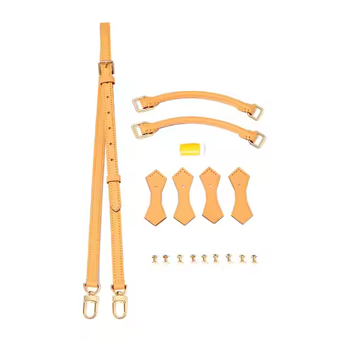 Genuine Leather Shoulder Strap Replacement for LV Alma Nano Handbag Premium Leather Kit with Sewing 