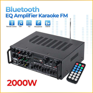 PROMO Sunbuck Amplifier Power Super Bass Bluetooth Subwoofer 2000 Watt Ampli Karoke Rumahan - Hitam