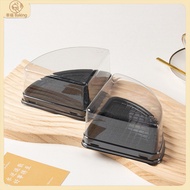 50pcs Durian Melaleuca Packing Box 20cm Cut Piece Cake Box Tirami Packing Box Mousse Cake Packing Bo