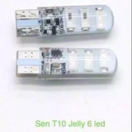SEN JELLY LED BLINKING-SEN FLASH LED 6 EYES Lampu LED Motor Lampu Motor