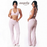 Augety Studio V-Waist Flared Leggings, BOWY Flared Leggings