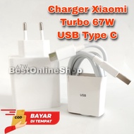 CHARGER XIAOMI 11T 12 Pro 5G / NOTE 11 PRO 4G 5G 67W TURBO CHARGE ORIGINAL USB TYPE C