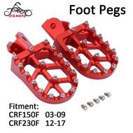 JFG MOTO MX เท้าตอกวางเหยียบสำหรับ XR150L CRF150L CRF150F CRF230F Motorcross ชิ้นส่วนรถมอเตอร์ไซด์อุ