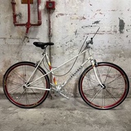 Vintage Peugeot mixte road bike, 鋼架淑女單車