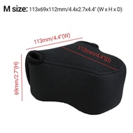 JJC Neoprene Camera Case Protective Sleeve Pouch for Canon EOS M M2 M3 M10+18-55mm Lens EOS M2 M3 M1