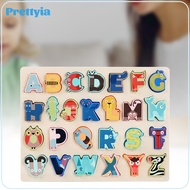 Montessori Alphabet Matching Game Wooden Alphabet Puzzles Interactive Sensory Multifunctional Kids P