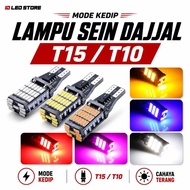 DAJJAL TURN SIGNAL LIGHTS FLASHING MODE MOTORCYCLE CAR T15 T10 45 LED SMD W16W TURN SIGNAL LIGHTS SU