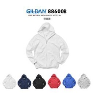 GILDAN88600B-亞規加絨兒童連帽拉鍊外套-6色