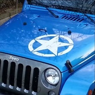 labim8200 50cm Big Stickers on Cars Army Star Distressed Decal for Jeep Sticker Large Vinyl Military