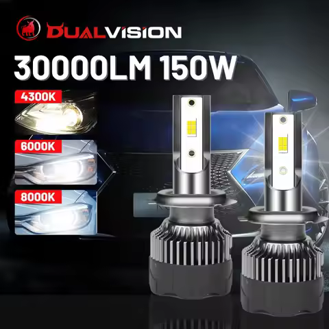 H4 H7 H11 LED Headlights 30000LM 150W 3570 CSP H1 H8 H3 880 881 H27 9007 9008 H13 9012 HIR2 9005 900