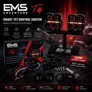 100%ORI} Ems Adventure Spotlight T4 120Watt TFT Smart Control Swtich Motorcycle Accessories