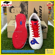 (ใหม่ล่าสุด พร้อมส่ง) รองเท้าฟุตซอล PAN T5 ธีราทร (ลิขสิทธิ์แท้) รองเท้า ฟุตซอล แพน ฟุตบอล Futsal Shoes