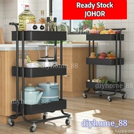 Trolley Rack 3 Tier / IKEA Trolley Rack with Wheel Storage Racks Trolley Storage Trolley Rack Baby 手