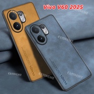 Vivo V60 2025 Leather Texture Phone Case Sheepskin Leather For Vivo V60 V 60 VivoV60 V60Pro V60E 60V