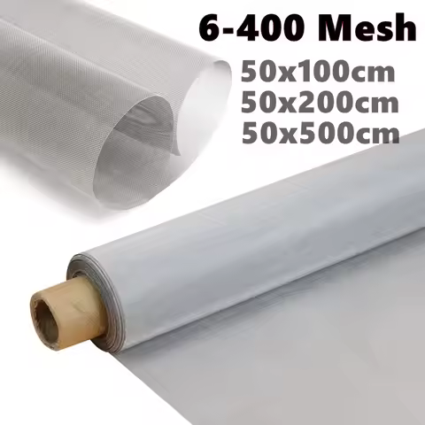 6-400 Mesh 304 Stainless Steel Woven Wire Mesh Filtration Screen Mesh Screening Filter Sheet Screen 