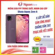 Sharp Aquos Zero 6 PPF sticker prevents fingerprints and restores scratches - Ngoan Store