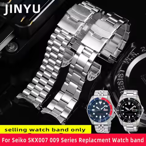 For Casio Watchband MDV-106 MDV-107 MDV-106D MTP-VD01 Stainless Steel Metal Men Strap Wristband 22mm