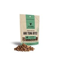 [ Cat ] Vital Essentials® Freeze-Dried Ahi Tuna Bites Cat Treats, 1.1 oz (31.2g)