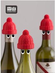 日本霜山小紅帽紅酒瓶塞家用創意矽膠玻璃瓶塞香檳酒葡萄酒塞瓶蓋--T
