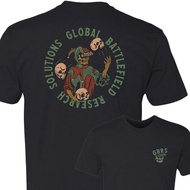 2025 Summer New The GBRS Group Always Wears Aggressive T Shirts Gym Sports Theme Printed Short-sleev