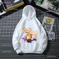 New Girls Hoodies Anime Aphmau Cartoon Print Kids Clothing Spring Autumn Winter Long Sleeve Sweatshirt Fashion Kawaii Girls Coat