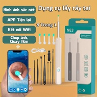 Wireless NE3 Endoscopic Earwax Removal Machine, with HD camera, Sharp Image, Controlled via App