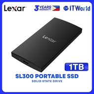 Lexar SL300 1TB USB 3.2 Gen 2 Up to 1050MB/s read & 1000MB/s write Portable SSD LSL300001T-RNBNG itw