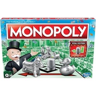 Monopoly Game, Family Board Games for 2 to 6 Players & Kids Ages 8 and Up, Includes 8 Tokens (Token 