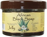 OKAY | African Black Soap Jelly | For All Skin Types | Nourishing Beauty Wash | With Shea Butter, Olive Oil, Coconut Oil, Aloe Vera &amp; Coco Butter | Free of Parabens, Silicones, Sulfates | 7 oz