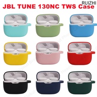 For JBL TUNE 130NC TWS Wireless Headphones Soft Silicone Protective Case Waterproof Earphones Charging Cover JBL T130 Case Funda