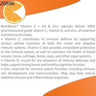 immunopro with zinc ❣NutriBiotic Vitamin C + D3 &amp; Zinc 250 Capsules♣