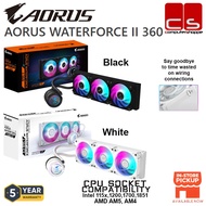 AORUS WATERFORCE II 360 ICE (Black / White) SOCKET Intel 115x,1200,1700,1851 AMD AM5, AM4 CPU Waterc