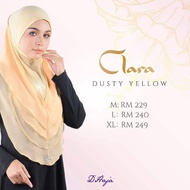 Tudung DHaja Dusty Yellow (XL) Prelove Prewash🔥🔥🔥🔥