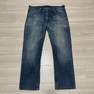 大尺碼 Levi's levis 00502-0309 W38 L34 藍刷紋刷色直筒牛仔褲 505 504 502