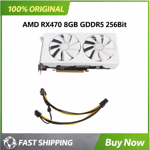 AMD RX470 8GB GDDR5 256Bit Gaming Graphics Card HDMI Graphics Card PC Gamer Entertainment Office Com