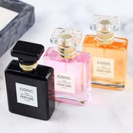 น้ำหอม COOC พร้อมส่ง มี 3 กลิ่น หอมติดทนนาน BLACK Yellow PINK ปริมาณ 50 ml.