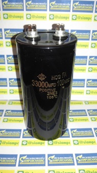 33000UF 100V HCG SIZE: 65X130MM.