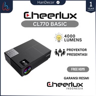 PROJECTOR CHEERLUX CL770 4000 LUMENS 1080P NATIVE FHD PROYEKTOR CL 770 - STORENMR