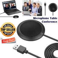 360 Degree Microphone Table Conference USB Zoom Meeting Belajar Online Rapat Mic Laptop Mikrofon Mai