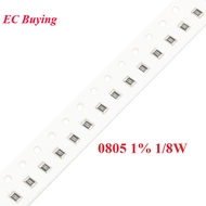 100pcs 0805 SMD Resistor 1% 1/8W 0.27 0.3 0.51 0.75 1.6 1.8 36 43 68 82 102 127 255 475 680 1K3 3K4 